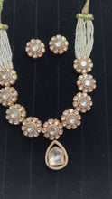 Load and play video in Gallery viewer, Polki kundan necklace
